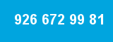 926 672 99 81 926 672 99 81